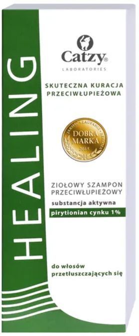 healing herbal ziołowy szampon przeciwłupieżowy do włosów przetłuszczających się