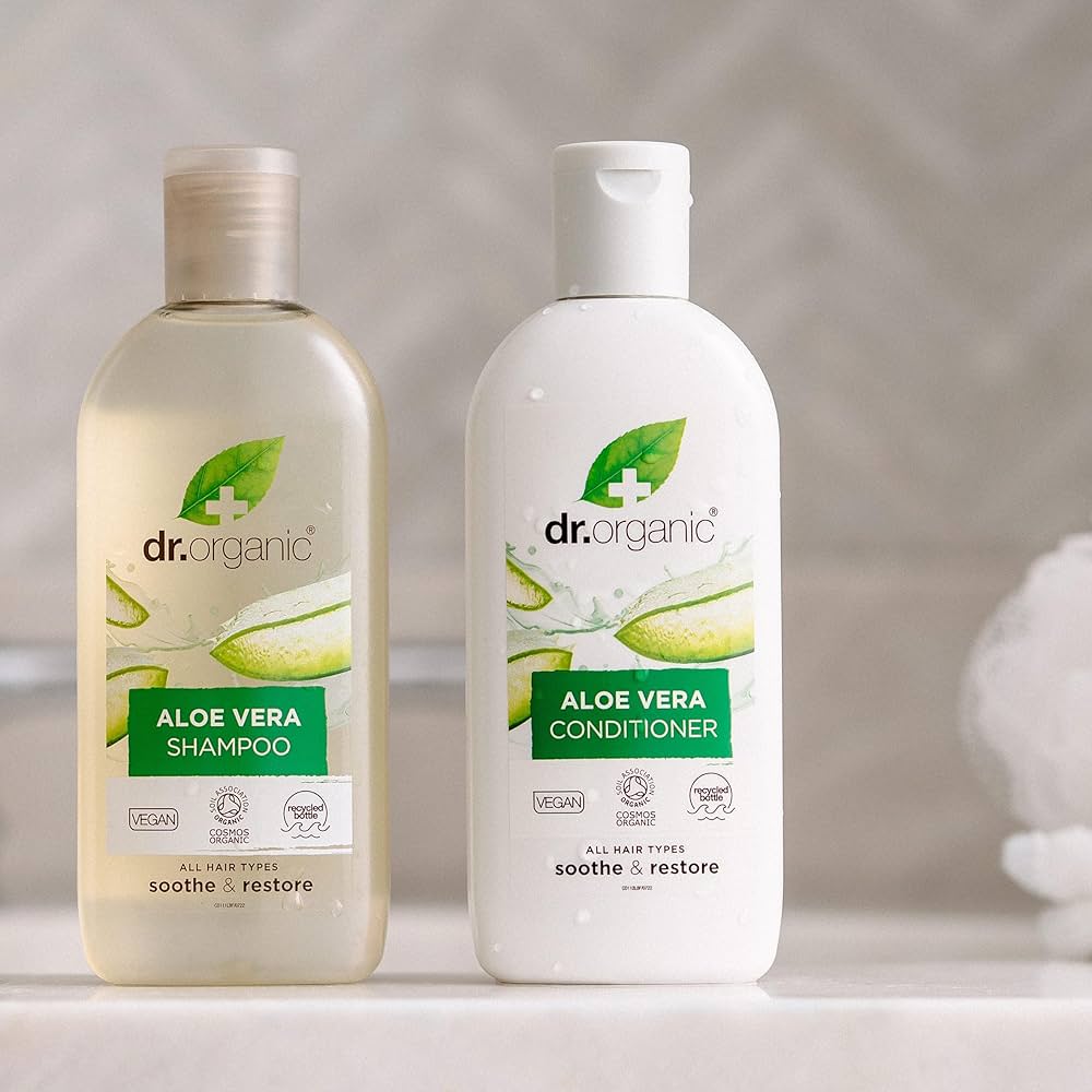 organiczny szampon do włosów dr.organic aloe vera ceneo