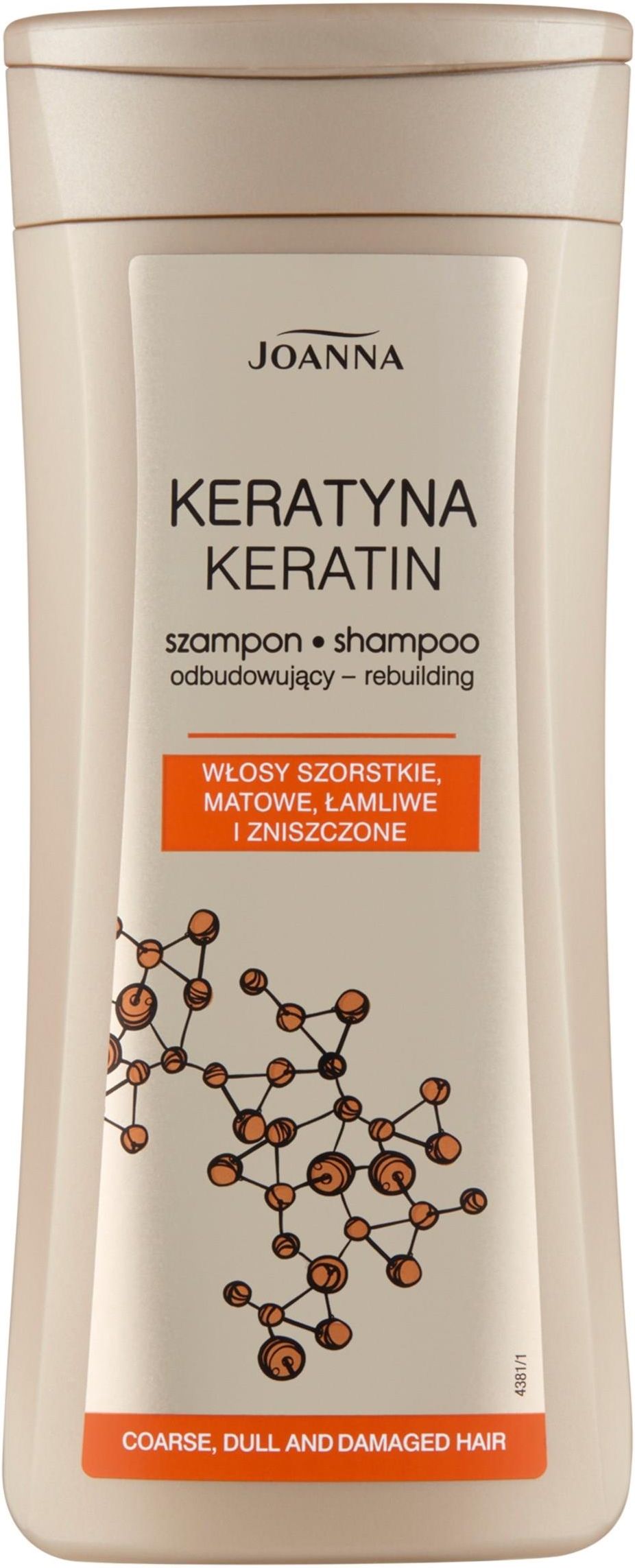 joanna keratyna szampon do włosów 200ml opinie