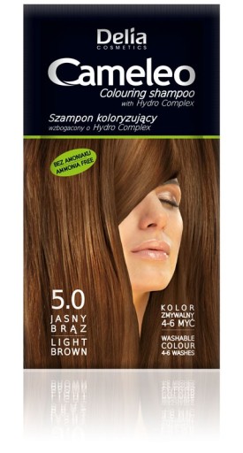 camaleo coloring szampon koloryzujący light brown