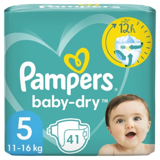 carrefour couches pampers taille 5