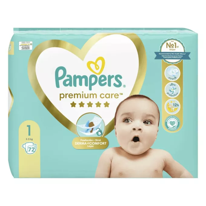 pampersy pampers 1 zielone