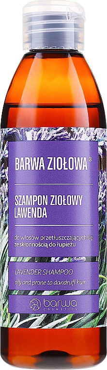 barwa ziołowa szampon do włosów lawenda