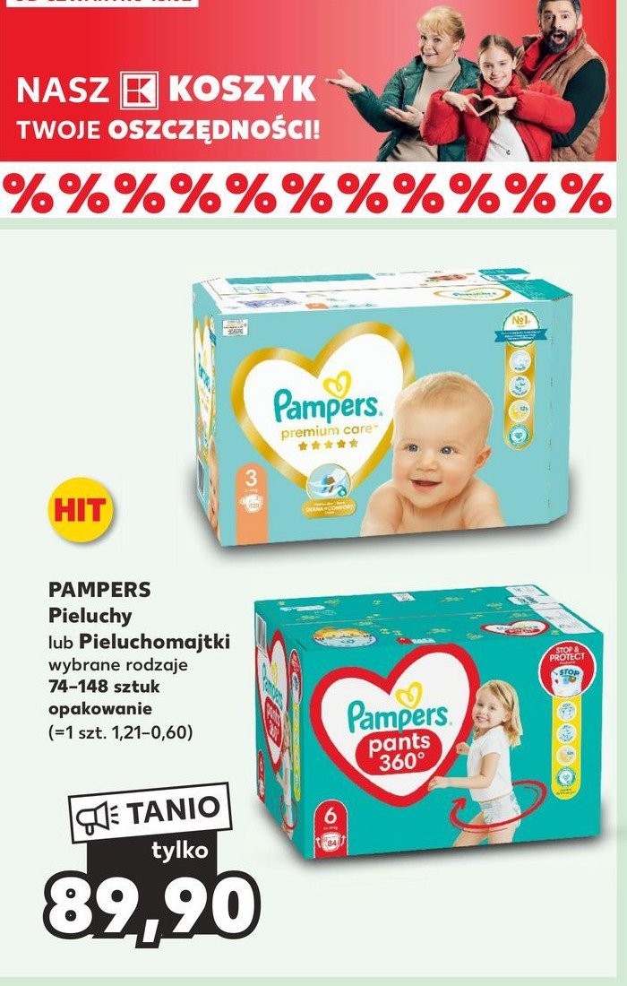 pieluchy pampers promocja kaufland