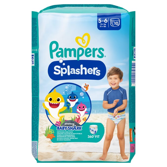 pampers splashers 5-6 cena