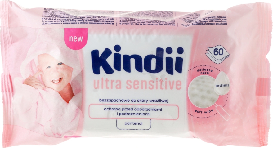 kindii new baby care chusteczki nawilżan