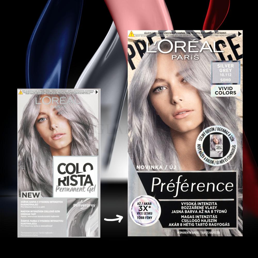 loreal colorista silver szampon włosy blond