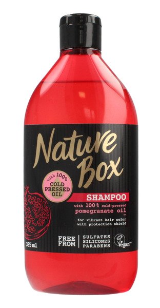 nature box pomegranate oil szampon do włosów chroniący kolor