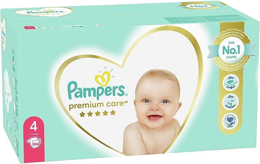 pampers premium care pants 4 sztuk 104