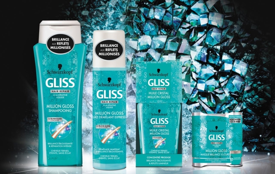 gliss kur million gloss szampon do włosów matowych bez połysku