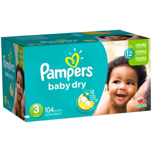 pampers 104 pack size 3