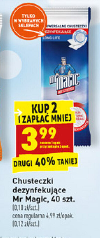 chusteczki nawilżane antybakteryjne mr magic kup teraz