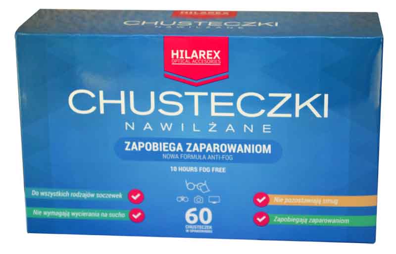 chusteczki nawilżane hilarek optical