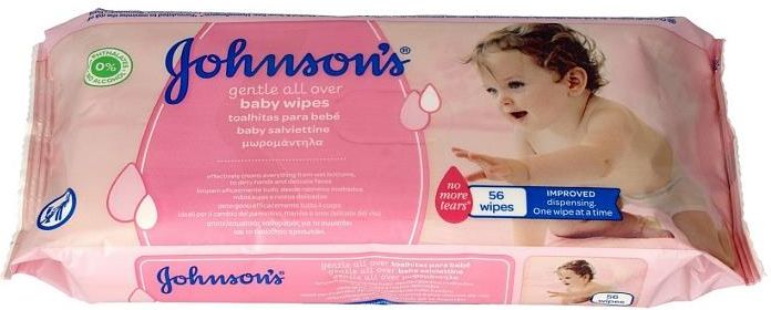 chusteczki nawilżane johnsons baby gentle