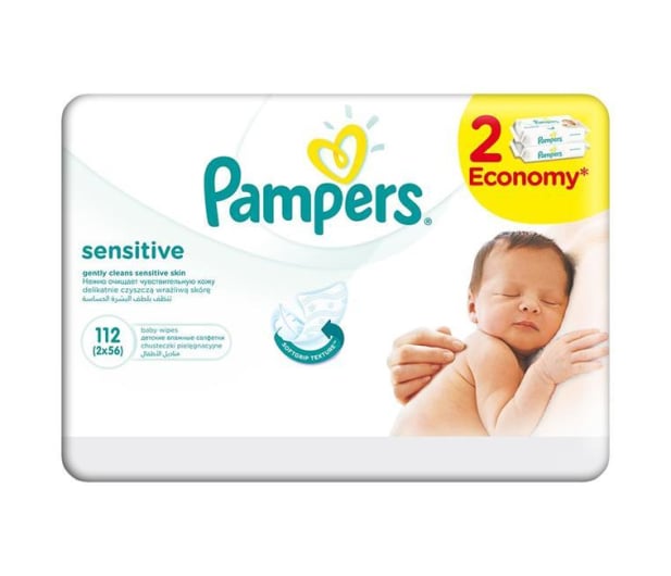 chusteczki nawilżane pampers sensitive 56szt