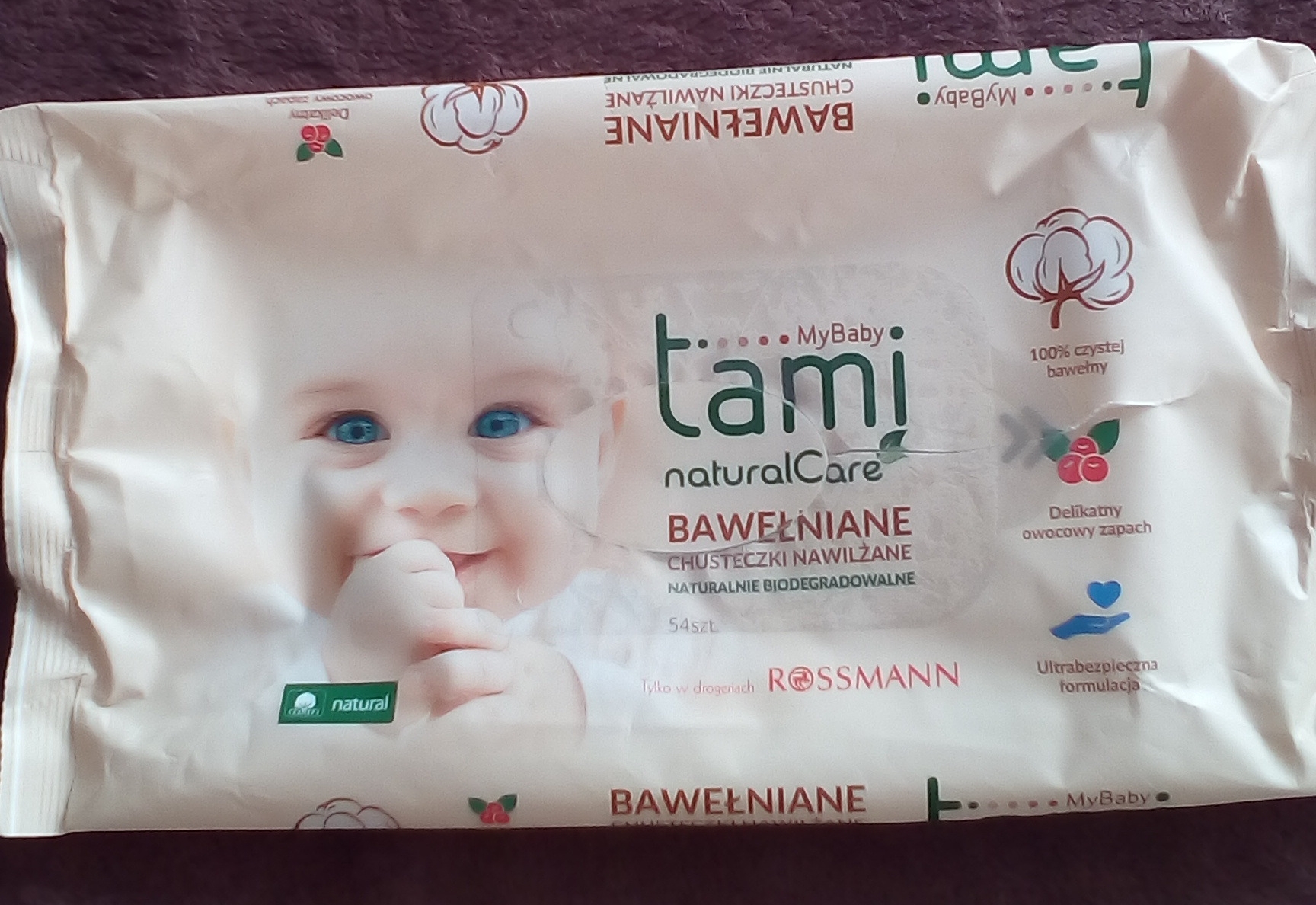 chusteczki nawilżane tami natural care