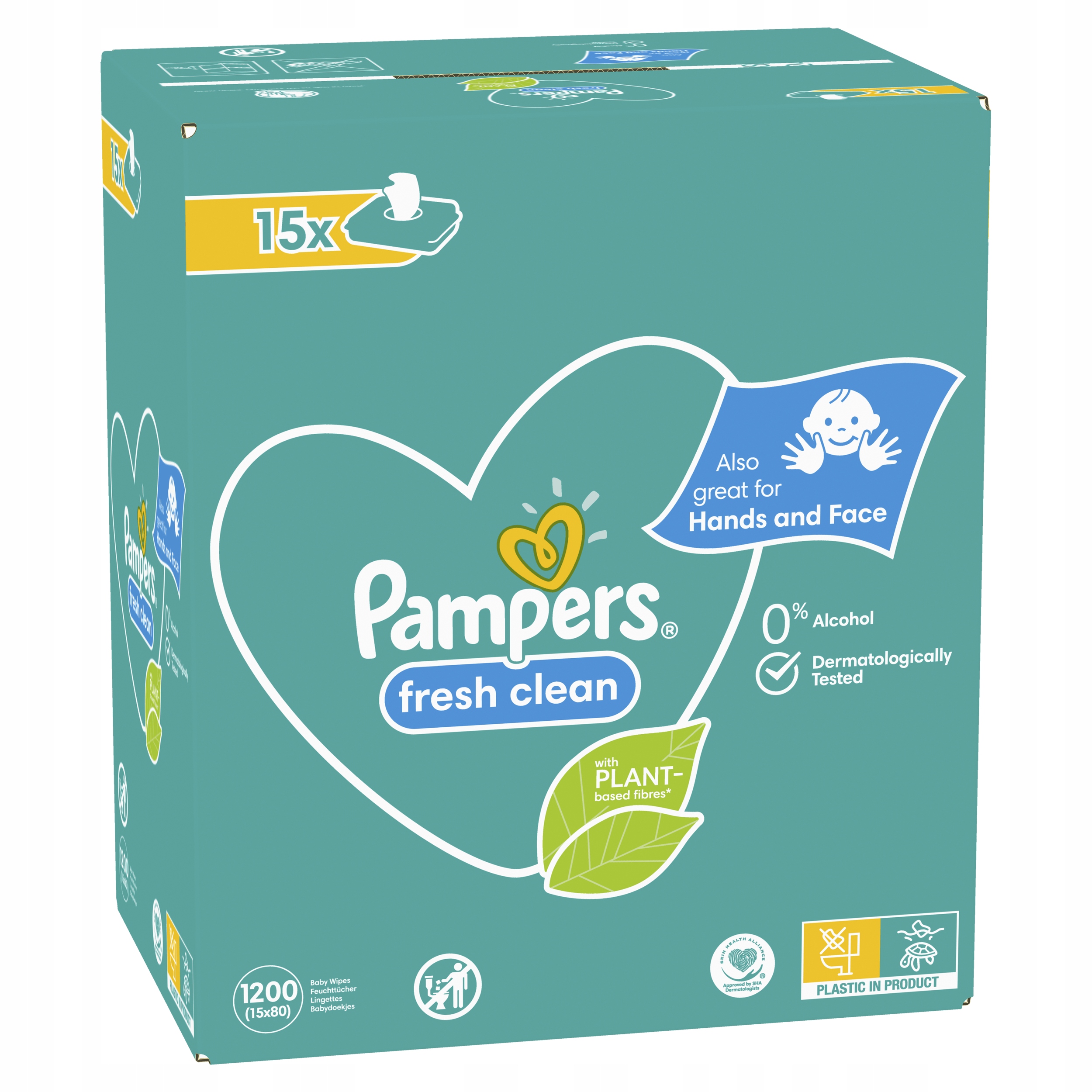 chusteczki pampers fresh clean z zamknięciem