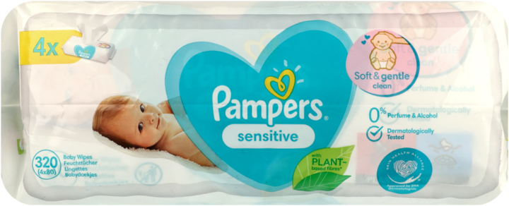 chusteczki pampers sensitive fragrance free rossmann