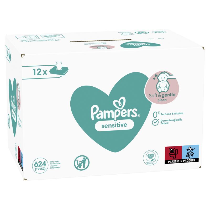 chuteczki pampers sensitive czy pure