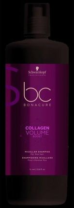 chwarzkopf bc collagen volume boost micelarny szampon zwiększający objętość