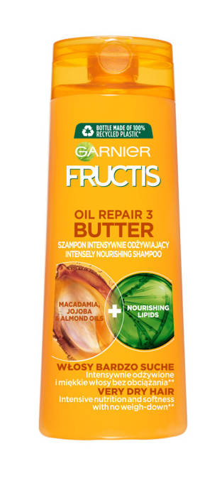 czy szampon garnier fructis oil repair 3 zawiera silikony