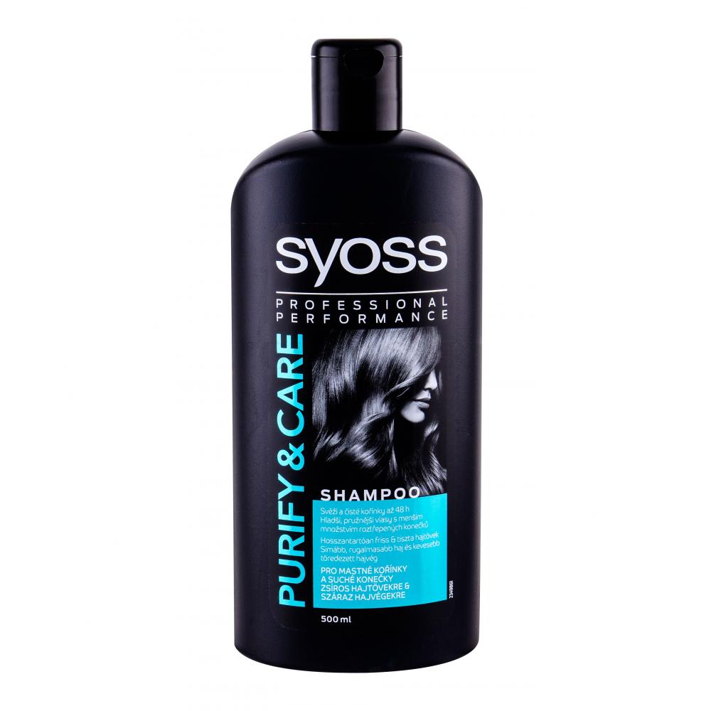 syoss purify & care szampon do włosów 500 ml