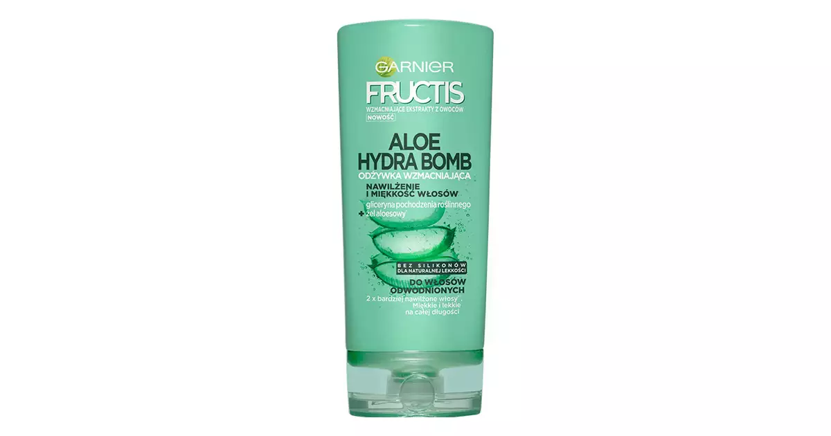 garnier fructis odżywka wzmacniająca do włosów odwodnionych aloe hydra bomb