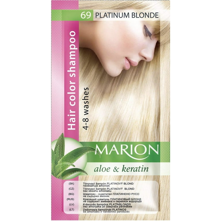 szampon koloryzujący marion color shampoo 79 ash blonde