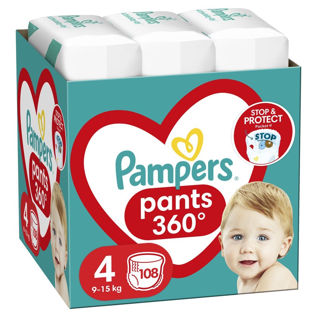 pampers mega pack 4 pants