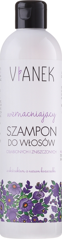 wzmacniający szampon do włosów osłabionych i zniszczonych 300 ml vianek