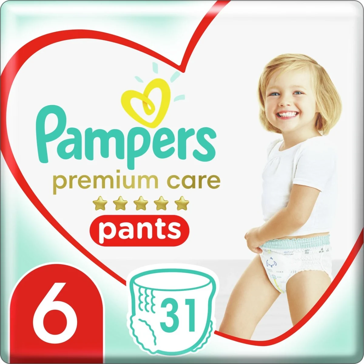 pampers pants premium care pasek z klejem