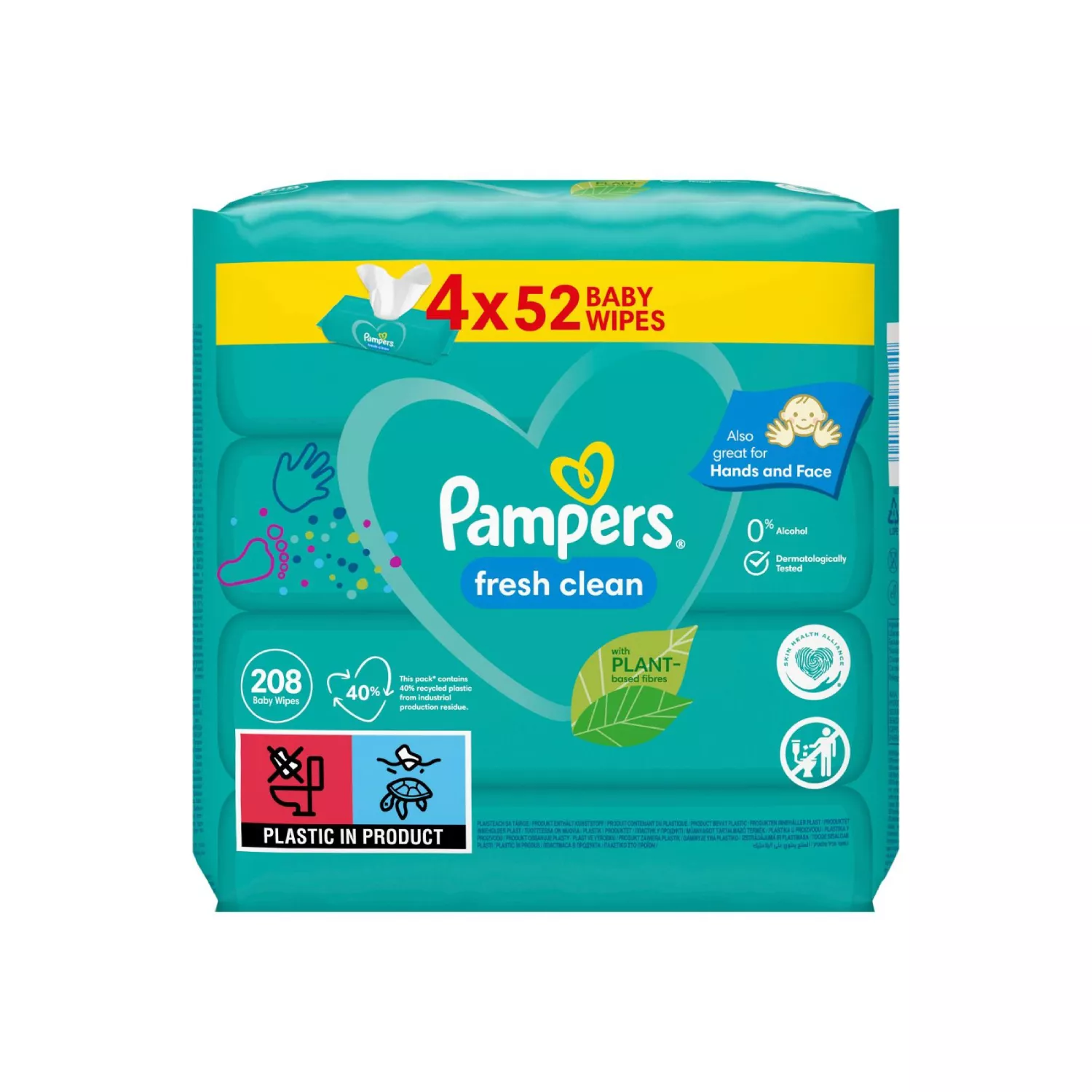 pampers 208 sztuk