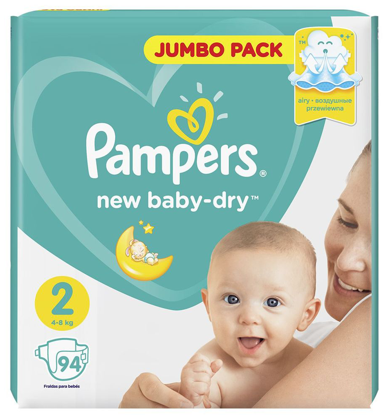 pampers active dry 2