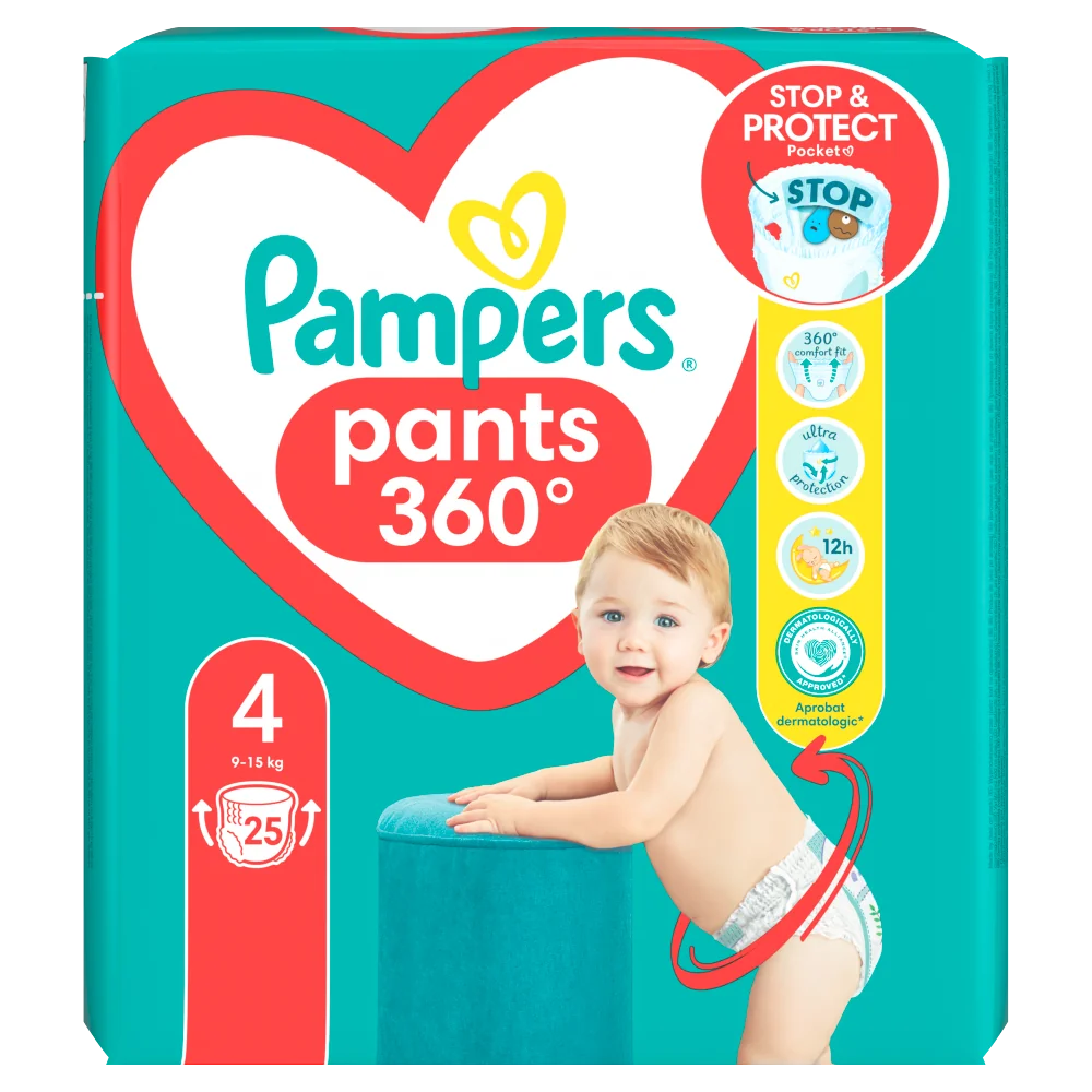 pampers pants 4 od ilu kg