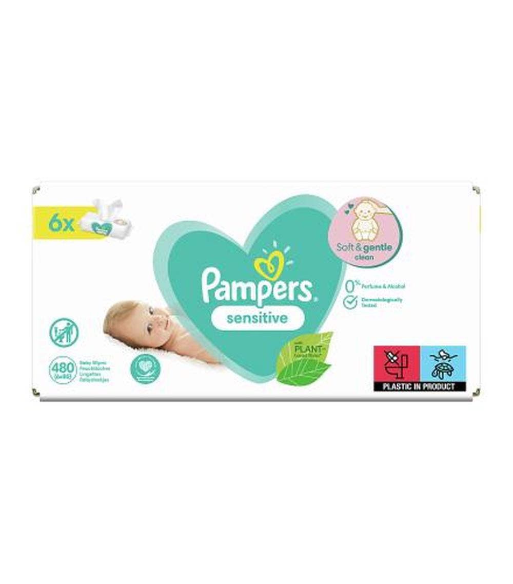 pampers sensitove chusteczki 6