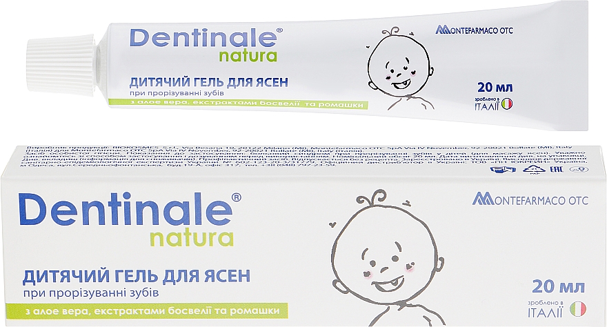 Dentinale natura baby żel na ząbkowanie do dziąseł 20ml