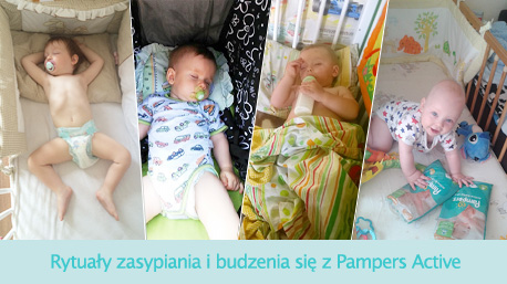 e miesięczne niemowlę suchy pampers po nocy