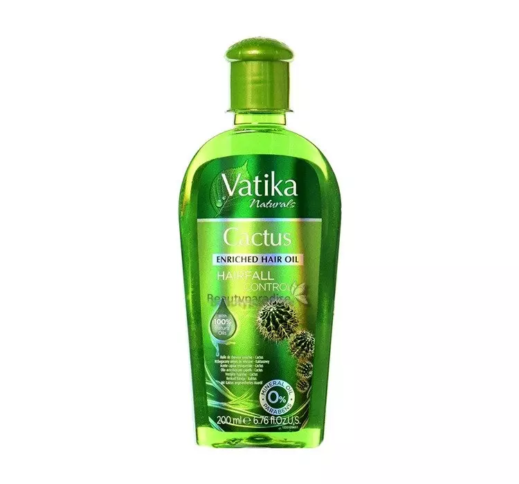 dabur vatika cactus oil olejek do włosów 200ml