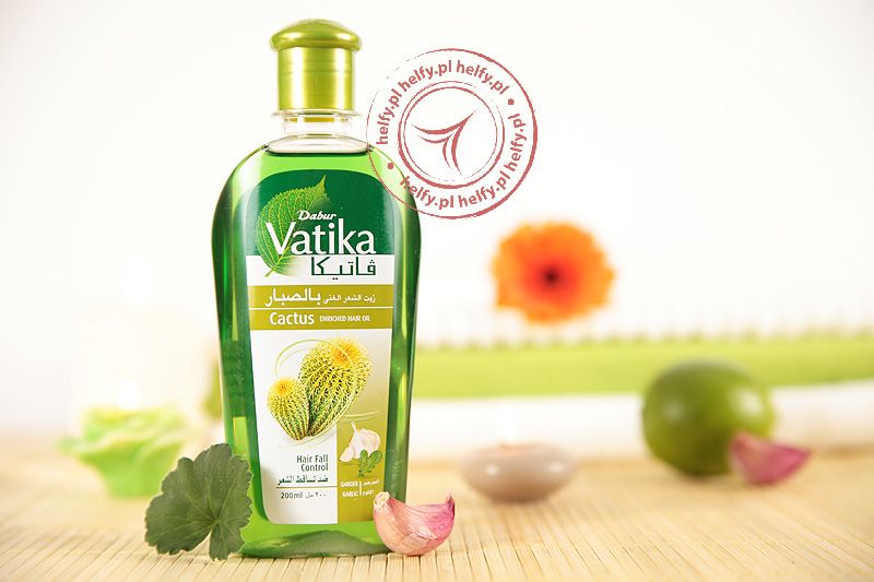 dabur vatika olejek do włosów z oliwą kaktus 200