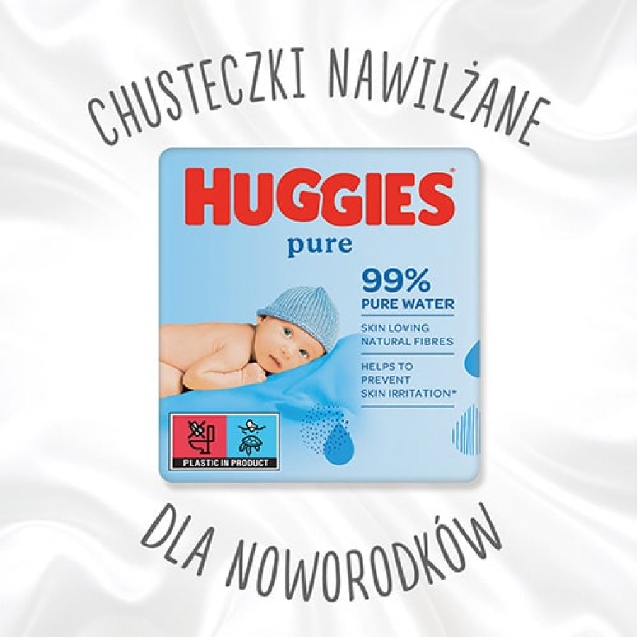 huggies pure chusteczki nawilżane