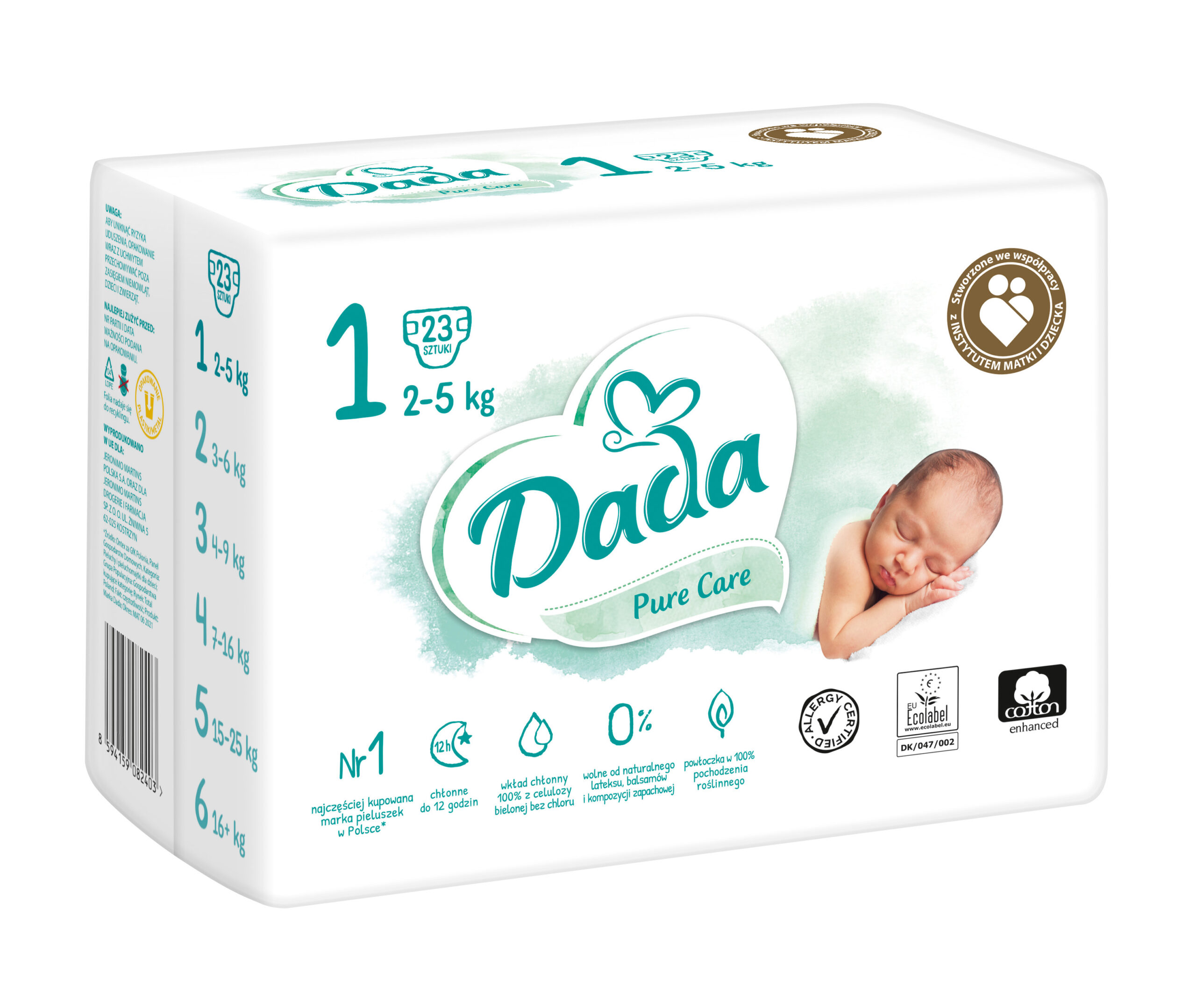 dada a pampers care