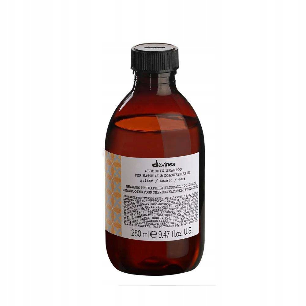 davines alchemic golden szampon do włosów o kolorze złocisty blond