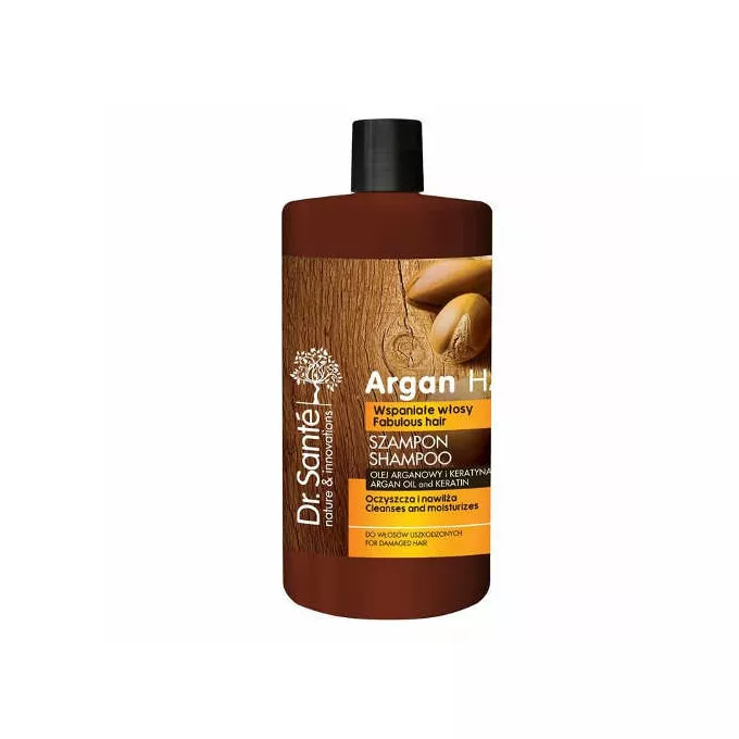 dr.sante argan hair szampon oczyszczający do włosów uszkodzonych