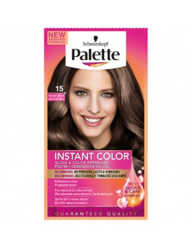 palette instant color 15 nugatowy brąz szampon koloryzujący