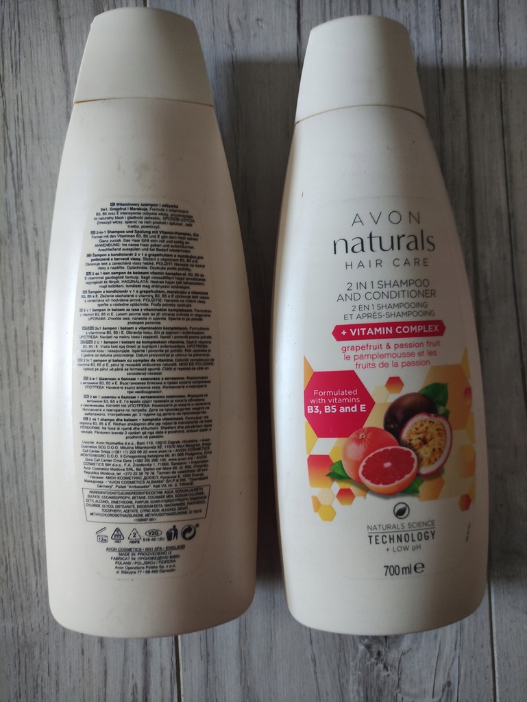 avon szampon grapefruit maracuja