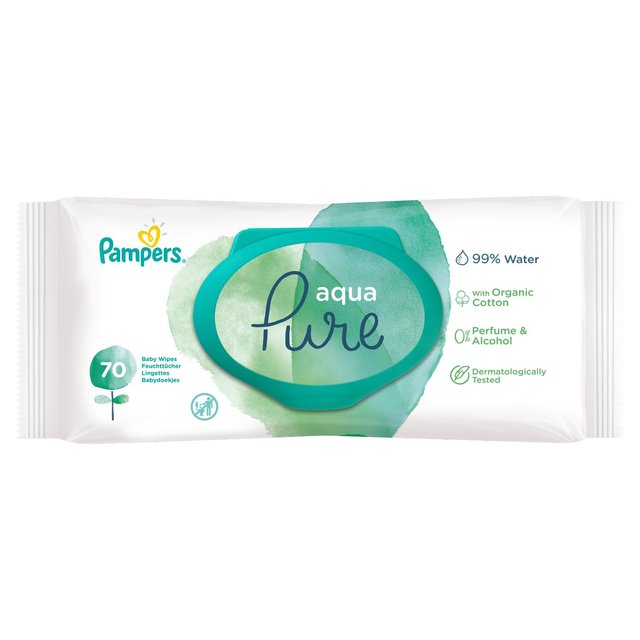 pampers pure aqua wipes