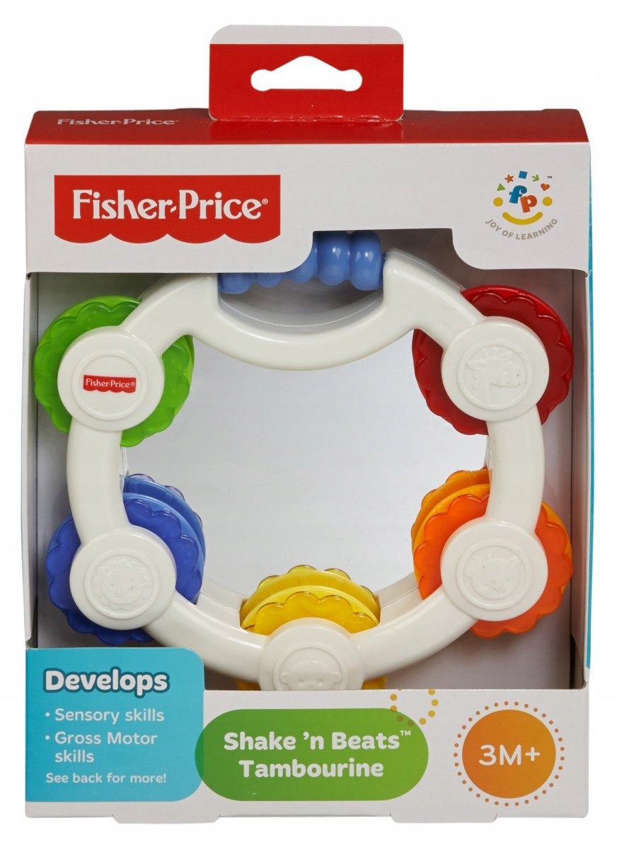 Tamburyn-grzechotka Fisher Price BLT37 dla niemowląt