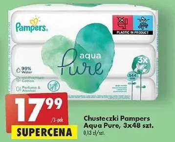 biedronka chusteczki nawilżane pampers