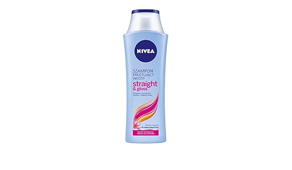 nivea szampon prostujący włosy straight & gloss