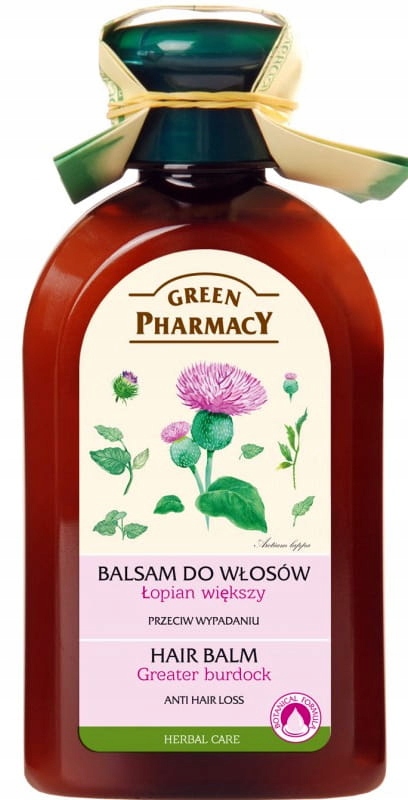 green pharmacy szampon przeciw wypadaniu łopian opinie